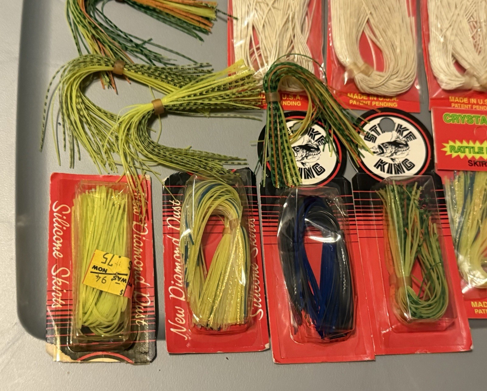 Bulk Lot Of Spinnerbait Chatterbait Jig Skirt Material Strike King Lures - Image 2