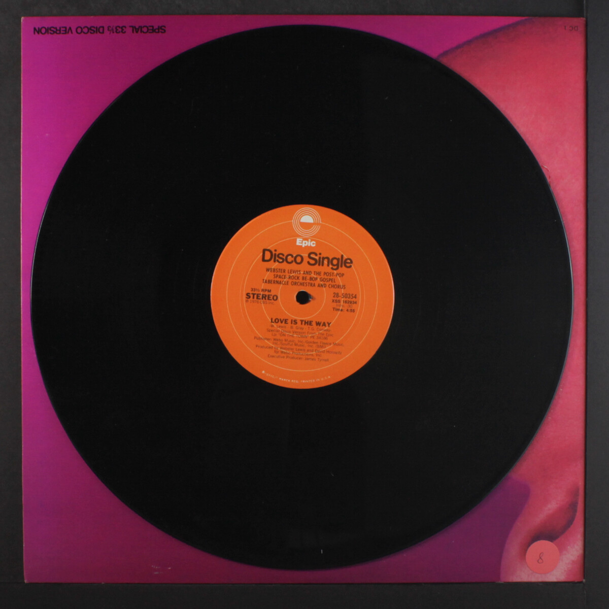 WEBSTER LEWIS: on the town / love is the way EPIC 12