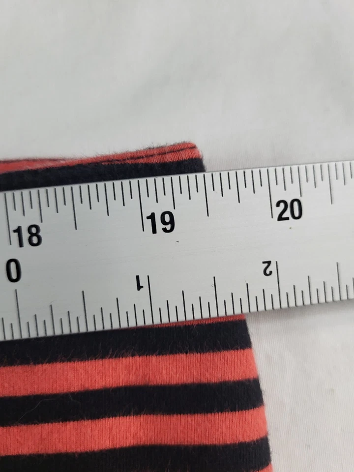 Falda tórrida para mujer talla 4 naranja negra a rayas ceñida al cuerpo tubo hasta la rodilla 4xl Foto 4 de 4