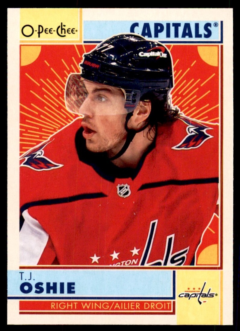 T.J. Oshie 2022-23 O-Pee-Chee Retro #114 Washington Capitals