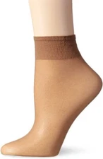 Leggs Everyday Ankle High Sheer Toe 10 Pair Pack One Size