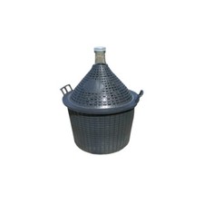 25L Glass Demijohn Carboy with Plastic Basket for Wine Fermentation Home Brew