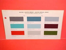 1963 1964 AUSTIN HEALEY SPRITE MK II III A-60 CAMBRIDGE MINI COOPER PAINT CHIPS
