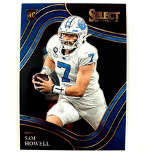 Sam Howell 2022 Panini Select Draft Picks Field Level Blue Rookie Card #103. rookie card picture