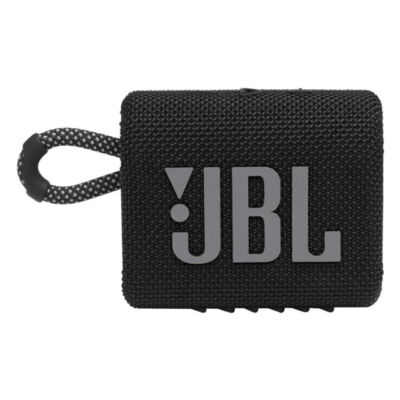 JBL Go 3 Portable Waterproof Speaker - Black
