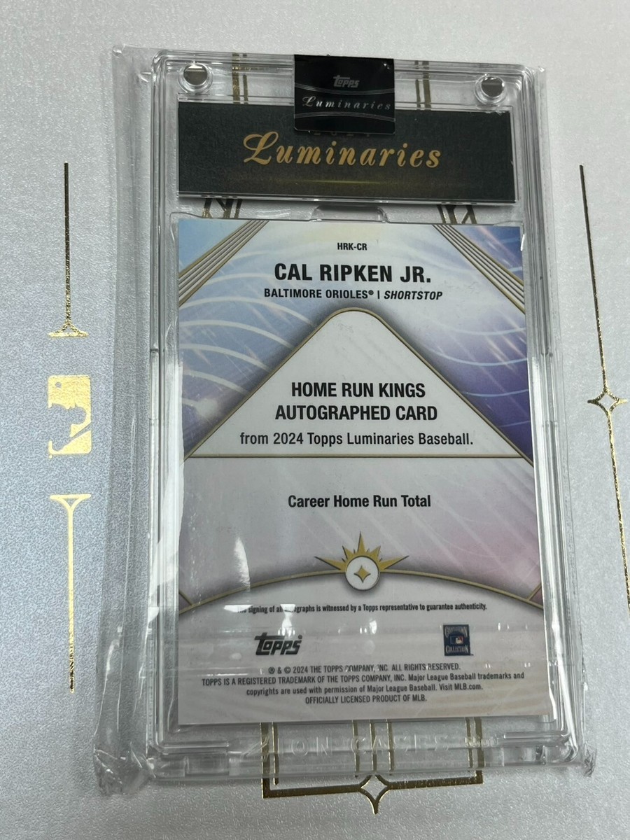Cal Ripken JR /25 auto on card Home Run Kings 2024 Topps 