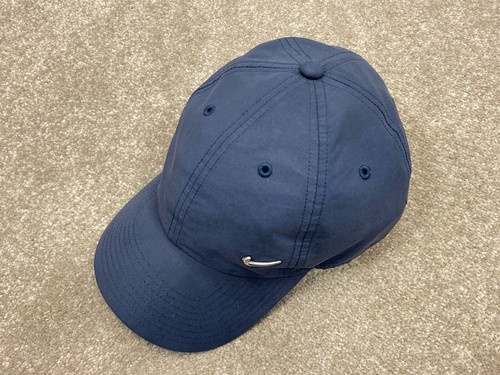 Nike Heritage86 Baseball Cap Adult Adjustable One Size Metal Logo Hat Grey - Picture 5 of 17