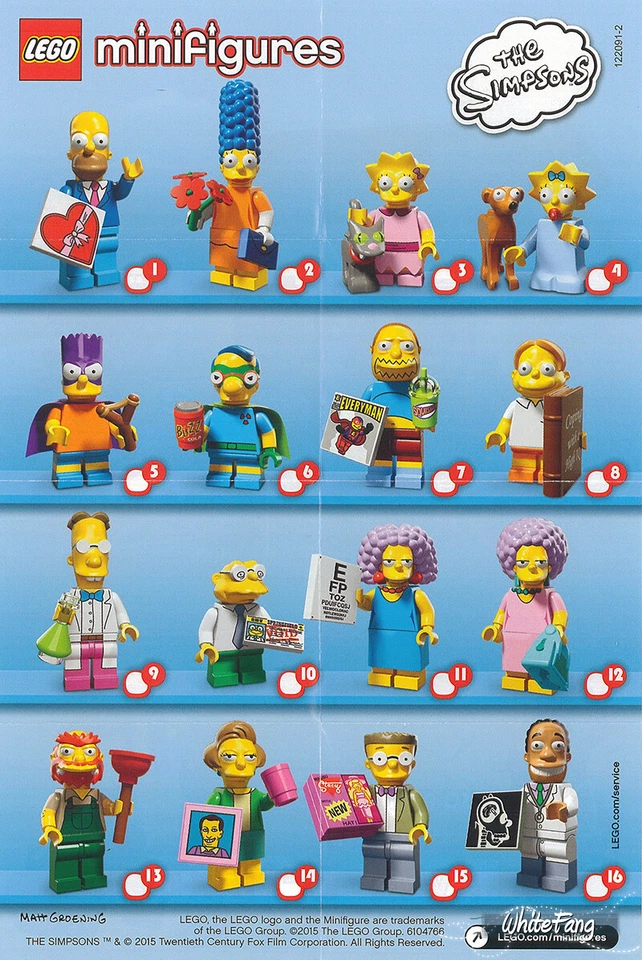 Lego minifigures simpsons series 2 complete set new factory sealed - Image 2 of 4