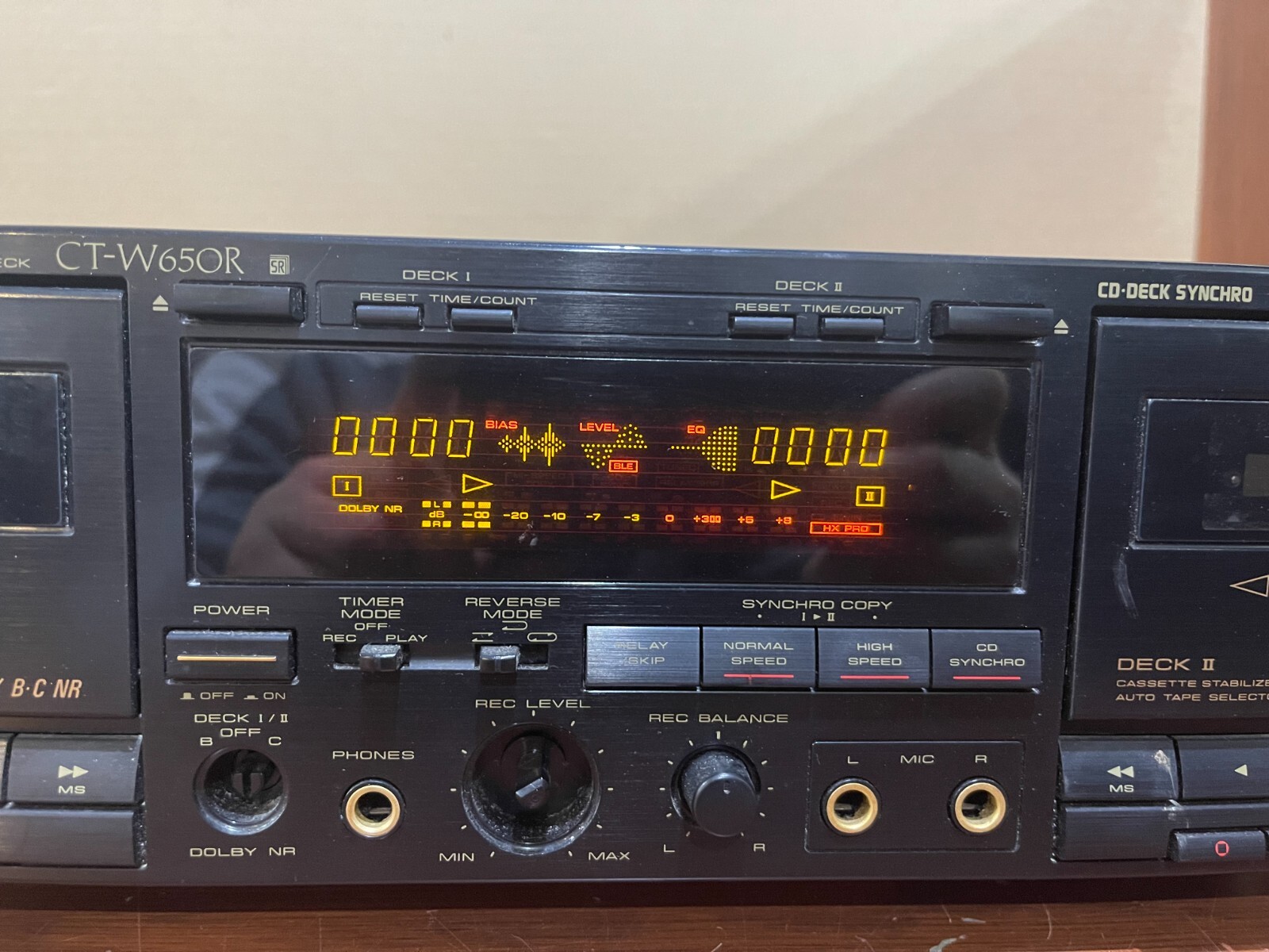 Pioneer CTW650R Stereo Double Cassette Deck eBay
