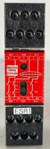 Banner ES-FA-9AA Safety Relay Module 24V 250 mA Max 100 mA Typical 25ms Response