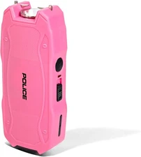 POLICE Stun Gun 1901 - Mini USB Rechargeable with LED Flashlight Pink