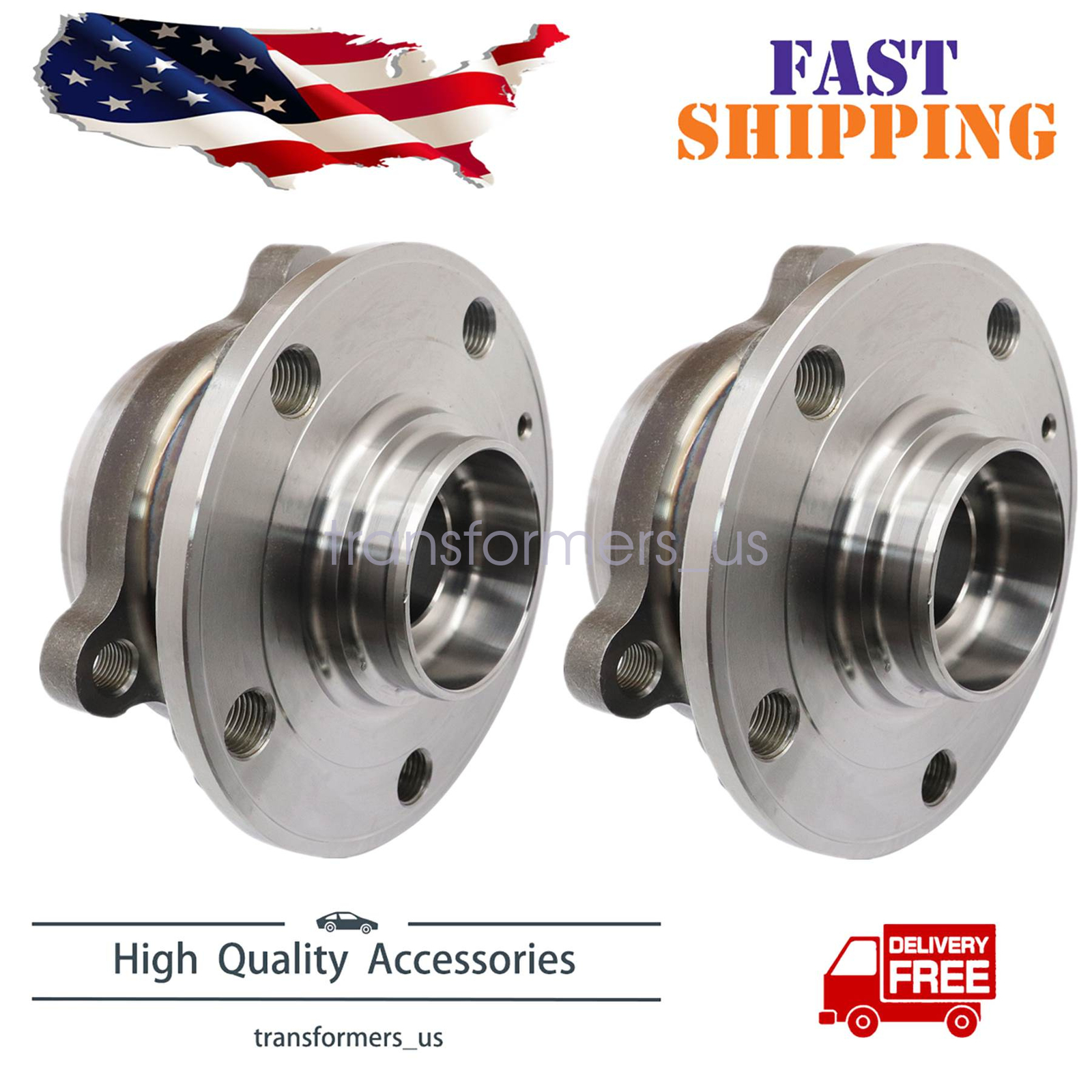 2Pcs For Volkswagen Atlas Cross Sport  Front or Rear Wheel Hub Bearing Assembly