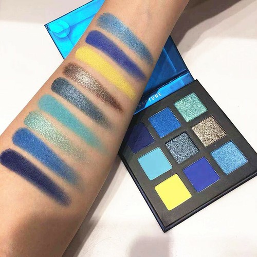 BEAUTY GLAZED 9 Color Shimmer Matte Eyeshadow Makeup Palette Lasting Pigmented - Picture 9 of 18