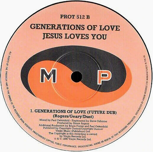 JESUS LOVES YOU レコード JESUS LOVES YOU Generations of Love 12