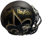 New Orleans Saints Willie Roaf Signed Amp Mini Helmet Beckett Certified