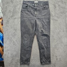 Abercrombie  Fitch Jeans Women Size 32/14 Black 90s Straight Ultra High Rise