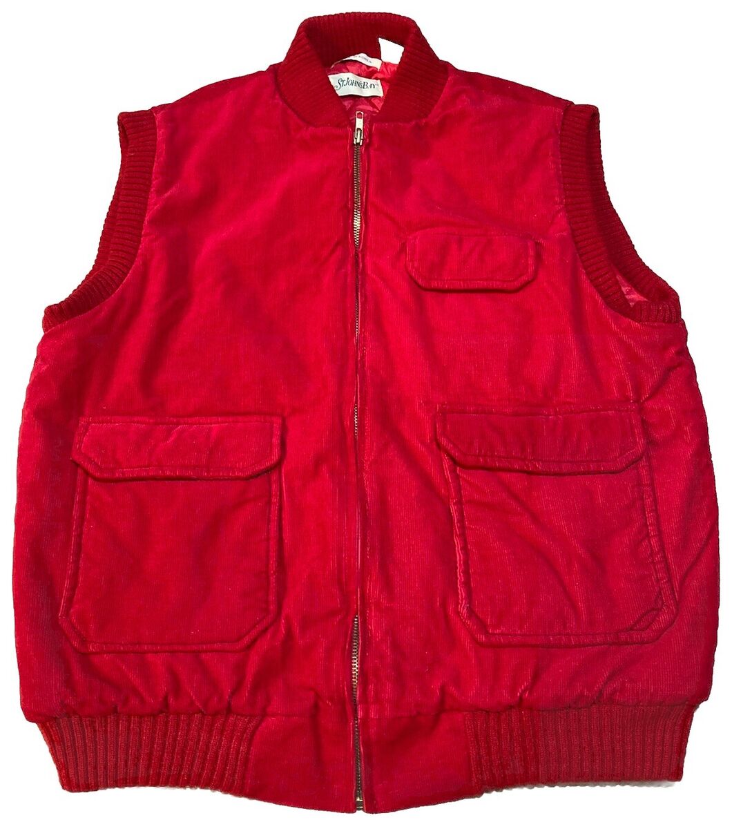 VINTAGE 1980's St. John's Bay Corduroy Vest Jacket Quilt VINTAGE 1980's St. John's Bay Corduroy Vest Jacket Quilt