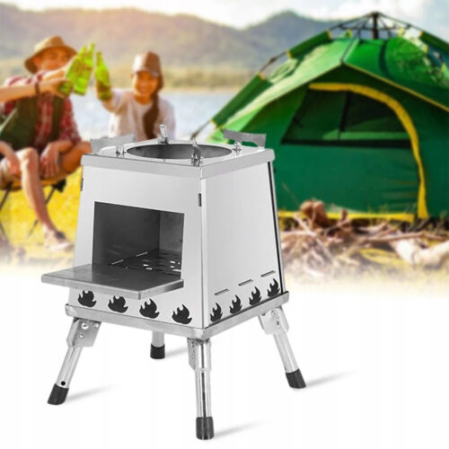 Portable Adjustable Stainless Steel Camping Stove for Outdoor Cooking & Hiking - Picture 3 of 7