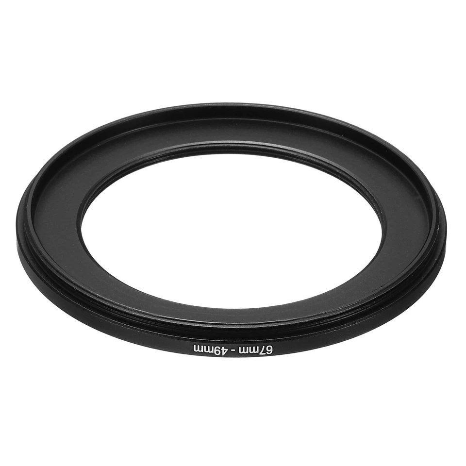67mm-49mm Metal Step Down Ring Camera Lens Filter Adapter Ring Aluminum Filter - Image 3 of 4