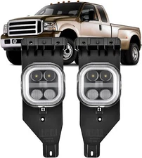Nilight LED Fog Light Assembly for 2005-2007 F250-F550 Super Duty 2005 Excursion