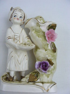 Vintage Lipper & Mann Creations Japan Porcelain Figurine Man Lady