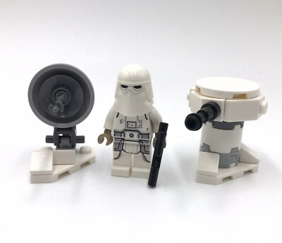 LEGO Snowtrooper Hoth Defense Turret minifigure Star Wars Holiday Advent  75340