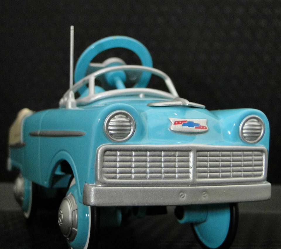 Chevy Mini Pedal Car Classic Custom Built Metal Model Race Car 55 57 1955 1957 - Image 4 of 4
