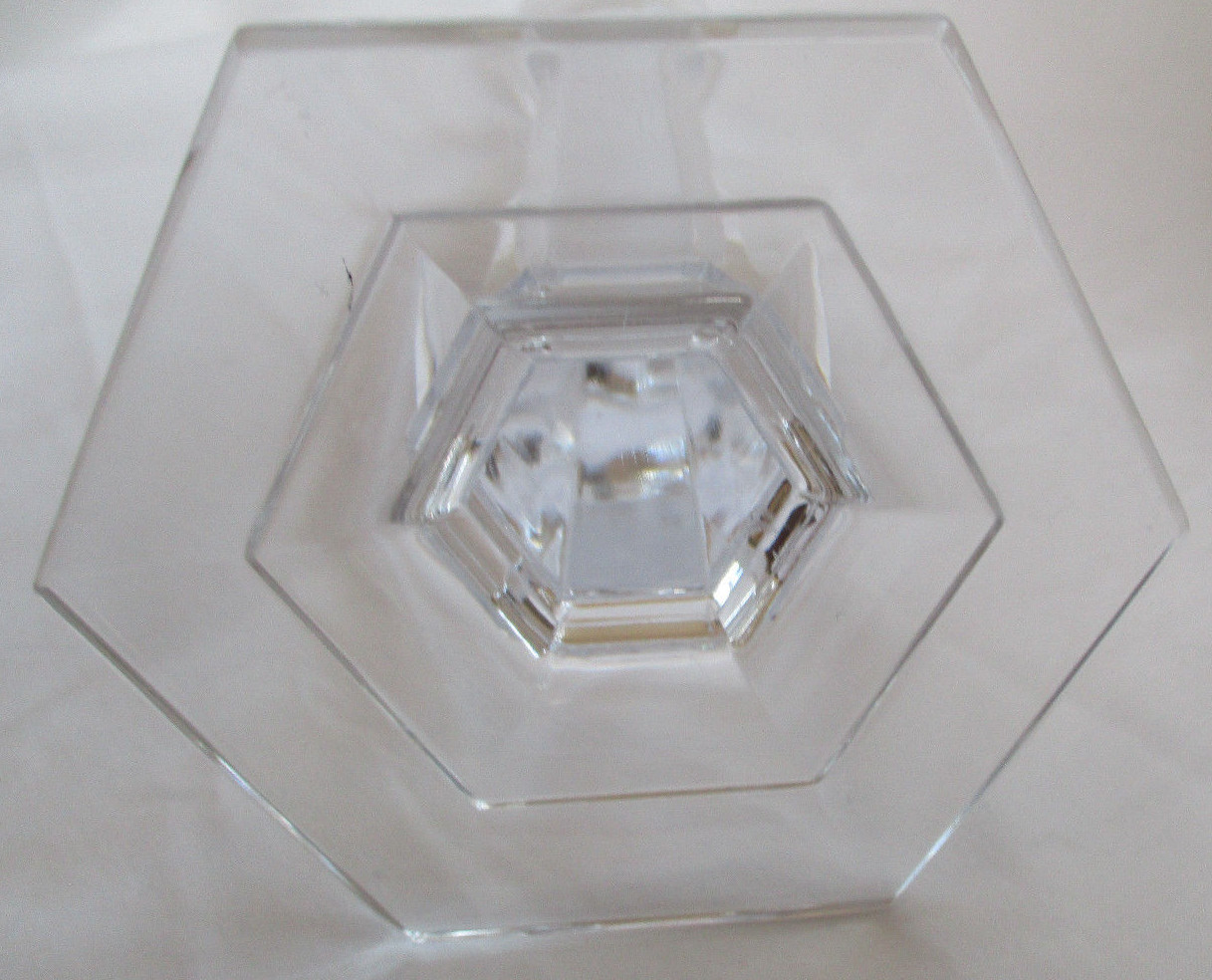 MILLER ROGASKA 8" CRYSTAL CANDLESTICK CANDLE HOLDER eBay