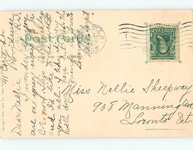 Pre1907 PARK SCENE Providence Rhode Island RI make an offer hp9769