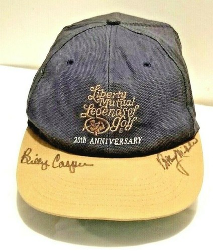 Liberty Mutual Legends Golf 20th Anniversary Signed Hat Billy Casper & Bobby N. - Picture 5 of 5