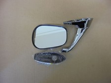 Triumph STAG * DOOR MIRROR * OVAL Type LH Flat TEX - HEAD + STEM/GKT, COMPLETE