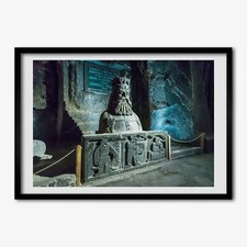 Tulup Photo Cadre 70x50cm Le salon MDF Décor Mine de sel de Wieliczka