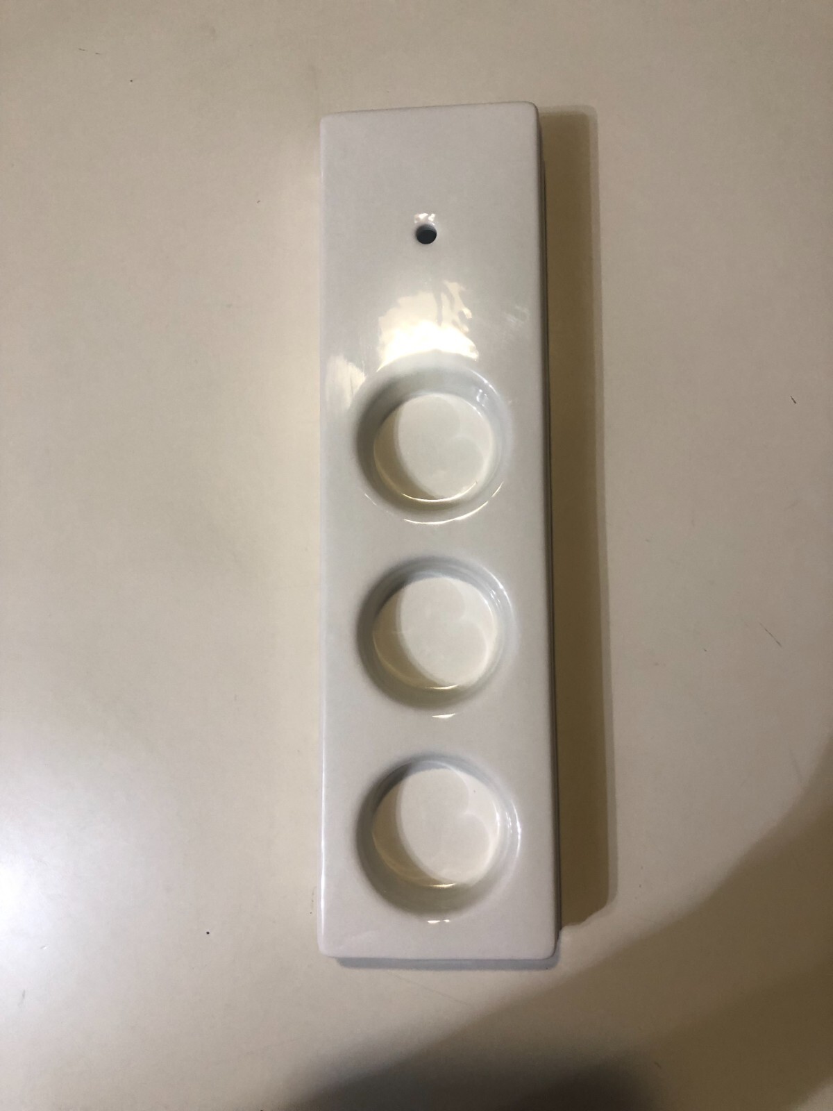 Nora Fleming 3 Tea Light Votive Candle Holder Pearl Dot Retired Red