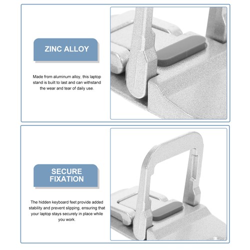 2pcs Laptop Cooling Pad Ergonomic Laptop Stand Laptop Stand Riser Laptop Holder - Photo 10/12