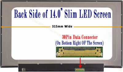 Ersatz für HP 14s-DQ2512sa 14'' LED FHD IPS Display Bildschirm 30 Pin eDP