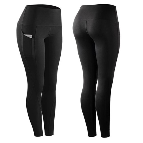 Women High Waist Gym Leggings Pocket Fitness Sports Running Ladies Yoga