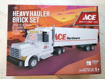 #ad #ad New 2021 Ace Hardware Heavy Hauler Semi 200 Pieces Brick Set 903681 Nova Brix $21.99