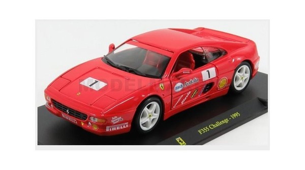 Edicola AB24F041 Ferrari - F355 Challenge N 1 1995 - Mit Vitrine - With Showcase-image