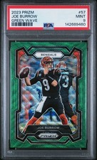 2023 Panini Prizm - Joe Burrow #57 Green Wave Prizm