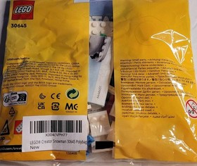 LEGO Creator Snowman (30197) - Brand New Factory Sealed Polybag