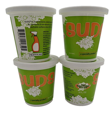 Suds All Purpose Cleaner 21659 - LOT OF FOUR - 8oz Containers NEW NIB