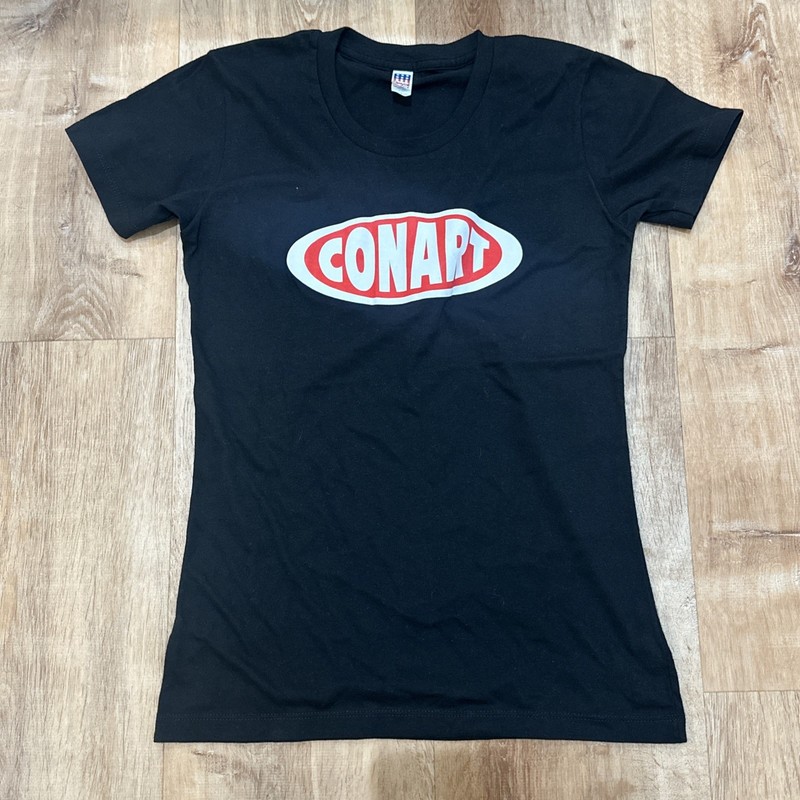 90s Inspired CONART Logo Graphic Royal Apparel Shirt Women’s Slim Fit Y2K Trend