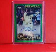 2024 Topps Chrome Update Series - Autographs Rhys Hoskins #AC-RH Green Refractor