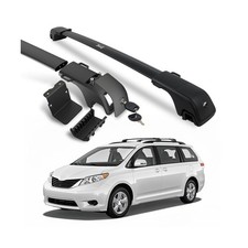 Fits Toyota Sienna 2011-2020, Upgrade 260LBS Lockable Roof Racks Cross Bars, ...