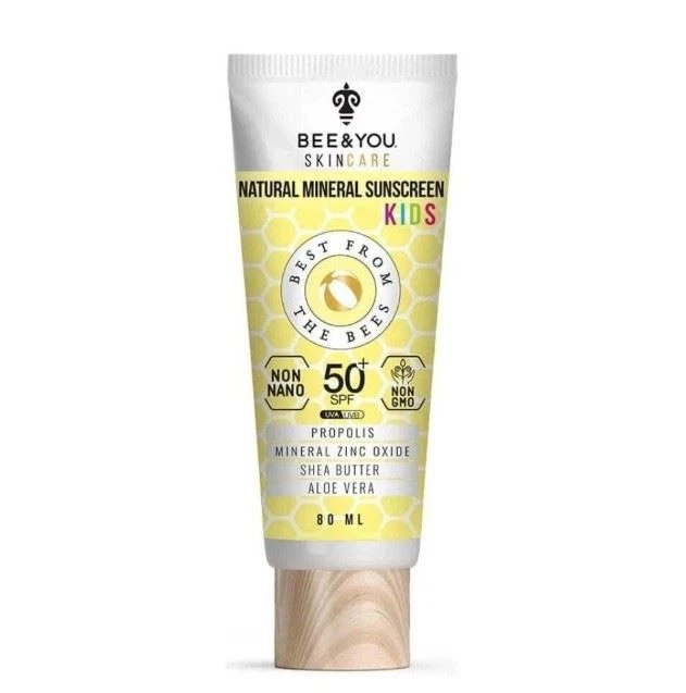 Bee and You Natürliche Mineralische Sonnenschutzcreme Kinder - 80ml