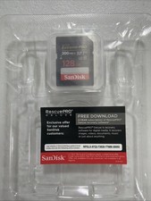SANDISK 128GB Extreme PRO SDXC UHS-I Memory Card SDSDXXD-128G-GN4IN