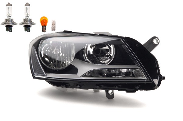 Scheinwerfer Passend FüR VW Passat 36 08/10- 12/14 Rechts Mit Leuchtmittel-image