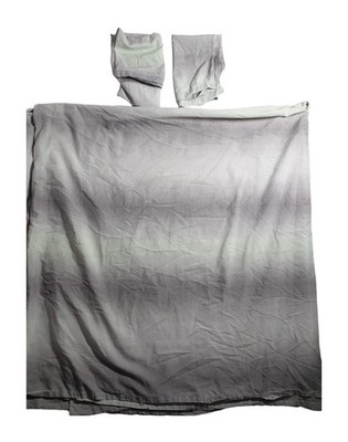 Meradiso King Size Bettbezug Set Grau 60% Baumwolle 40% Polyester Bettwäsche Home