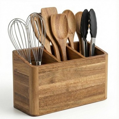 Dstuff Large Kitchen Utensil Holder Organizer for Counter or Countertop, Larg...