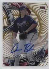 2016 Topps High Tek Auto Gold Rainbow 34/50 Aaron Blair #HT-AB Auto fm0